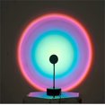 thumbnail image 1 of Sunset Sunrise lamp Projector Light Romantic Rainbow Projection Night 360 Degree Rotation 4 Replaceable Film USB Charging for Photography Party Theme Home Living Room Bedroom Decor/Selfie/Coffe Shop, 1 of 7