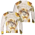 thumbnail image 3 of Happy Women's Day Manx Sunflower Vintage Proud Mom All Over Print 3D Sweatshirt Unisex Merch Cat Lover Kitten Owner Gifts - 02030, 3 of 6