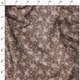thumbnail image 3 of Soimoi Poly Canvas Brown Fabric By the Yard - 56 Inch Wide - Leaves Print Fabric - Floral Elegant & Beautiful Patterns for and Home Decor Printed Fabric, 3 of 6