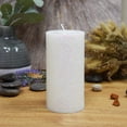 thumbnail image 4 of Zest Candle Pillar Candle, 3 by 6-Inch, Metallic White Glitter, 4 of 4