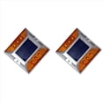 thumbnail image 1 of 2X LED Solaire Marqueurs de Sol Étanches pour Allée Extérieure Route Route Route Lampe à Piquet, 2 x Marqueurs de Sol, Jaune, 1 of 6