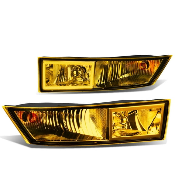 DNA Motoring For 07-14 Cadillac Escalade EXT ESV Yellow Amber Lens Bumper Fog Light Lamps Pair