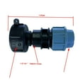 thumbnail image 4 of LOVIVER 1pc Garden IBC Tank Adapter Lawn Connector Valve Fitting Ton Barrel Fittings Straight Inner DN25, 4 of 4