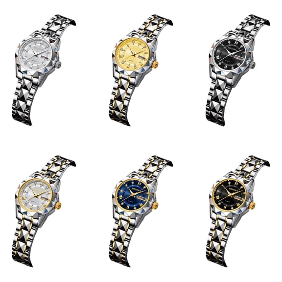 YZZZJZQL Women Watches Fashion Roman Numeral Analog Quartz Watch Waterproof Luminous Date Stainless Wristwatch