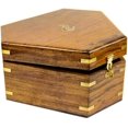 thumbnail image 5 of Antique Nautical Brass Maritime Sextant with Premium Solid Hard Wood Crafted Box | Sailor's Pirate Decor Gift | Nagina International, 5 of 6