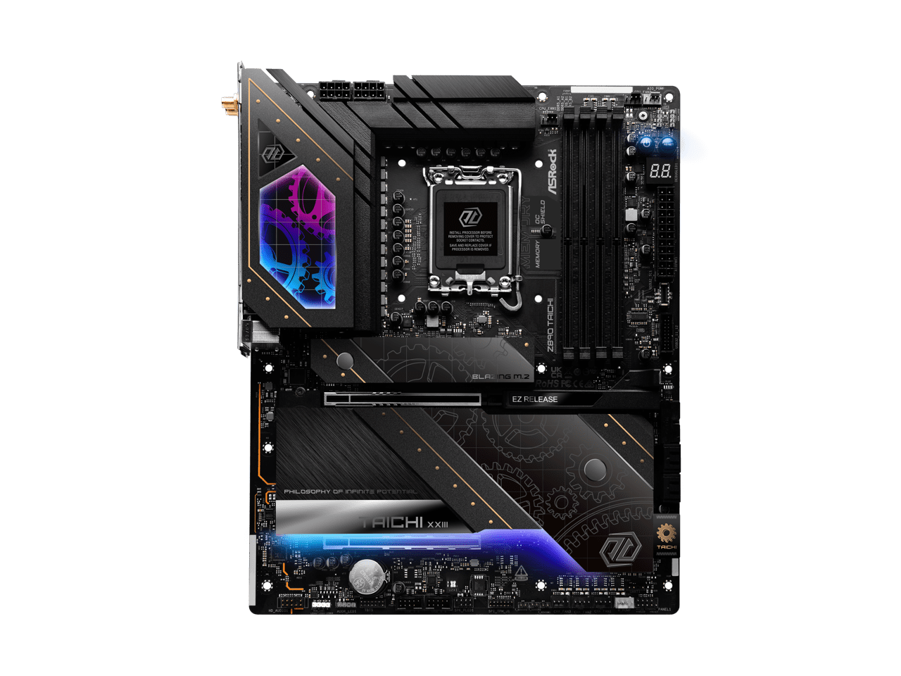 ASRock Z890 Taichi LGA 1851 Intel Z890 SATA 6Gb/s ATX Motherboard