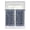 Dark Blue, variant on Navy Blue Floral Boho Kitchen Curtains 45 Inch Length, Ethnic Tribe Abstract Art Flower Rod Pocket Light Filtering Window Curtains Living Room Bedroom Curtain Drapes Cafe Curtain 42''x45''x2