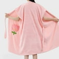 thumbnail image 3 of Wancir Womens Plush Fleece Robe: Flannel Warm Bathrobe - Full Length Winter Housecoat - Soft Cozy Nightgown Sleepwear, 3 of 4