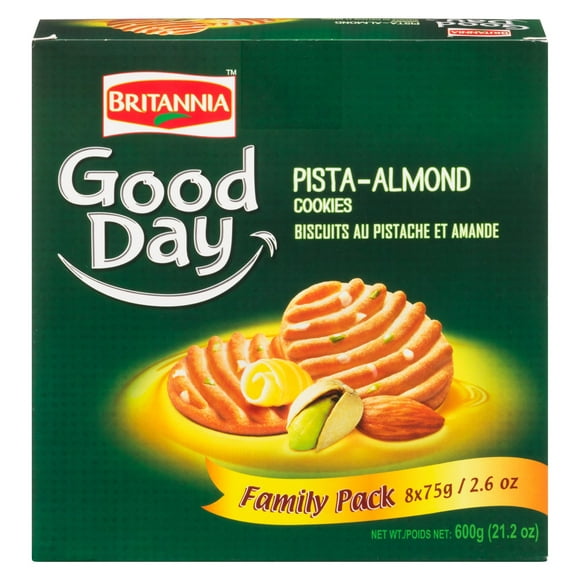 Britannia Goodday Pista Badam Pack familial Biscuits Pista Badam