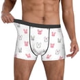thumbnail image 2 of Kdxio Men's Boxer Briefs with Girl Rabbit Print - Comfortable and Breathable Underwear for Everyday Wear, 2 of 7