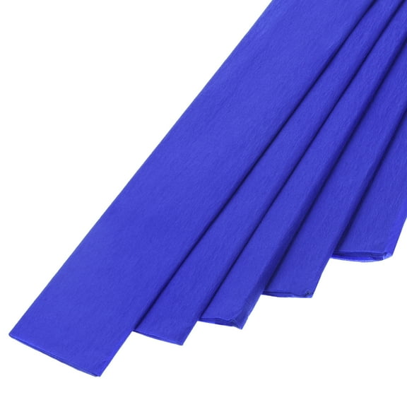Uxcell 20Pcs Crepe Paper Roll Crepe Paper Decoration 3.1ft Long 2 Inch Wide for Wedding Ceremony, Dark Blue