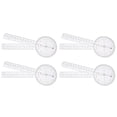 thumbnail image 3 of Raindrops 4 Pcs  Goniometer Protractor for Measurement Angle Protractor Ruler Plastic Angle Measuring Tool, 3 of 8