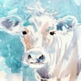 thumbnail image 2 of Robinson, Carol 15x15 White Modern Wood Framed Museum Art Print Titled - Color Wash Cow, 2 of 4
