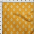 thumbnail image 3 of oneOone Cotton Poplin Fabric Leaves & Tree Block Printed Fabric 1 Yard 42 Inch Wide, 3 of 4