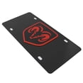 thumbnail image 3 of Dodge Ram Logo License Plate (Red on Black), 3 of 3