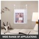 thumbnail image 4 of Hytrove Wear Resistant Iron Wall Magazine Rack White for Office and Home Files, 4 of 7
