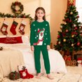 thumbnail image 4 of Bainana Kids Christmas Pajamas Unisex Animals Print Long Sleeve T-Shirt Pants Bedtime Wear Boys And Girls Stylish Fit Clothes Set, Size 8-9 Years, 4 of 8