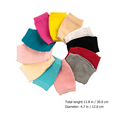 thumbnail image 4 of Gymnture 6 Pair Total 12pcs Knee Pad Kids Knees Protector Cotton Elastic Kneelet Breathable Knees Cover Pad for Running Riding (Assorted Color), 4 of 10