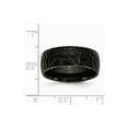 thumbnail image 6 of Titanium Black IP-Plated Hammered 8mm Band Size: 8; for Adults and Teens; for Women and Men, 6 of 6