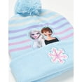 thumbnail image 4 of Gorro de punto de invierno con dobladillo para niñas de Frozen de Disney, 4 of 7