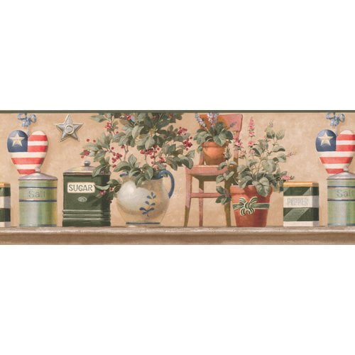 Retro Art American Kitchen Crops Fl Flowers 15 X 9 Retro Art American Kitchen Crops Fl