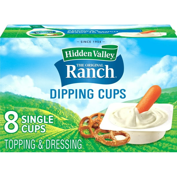 Hidden Valley Gluten Free Original Ranch Salad Dressing To Go Cups, 1.5