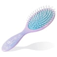 thumbnail image 2 of Frozen Princess Elsa Hair Accessory 5 Pcs Set - 1 Regular 9 inch Frozen Hairbrush & 4 Frozen Scrunchies - Detangling Brush & Elastic Hair Ties Ropes for Girls, Ages 3+, 2 of 5