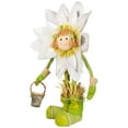 thumbnail image 5 of Spring Floral Standing Sunflower Girl Decorative Figure - 17" - Green and Yellow, 5 of 7