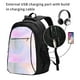 thumbnail image 2 of Balery Rainbow Mochila con carga USB para hombre y mujer - Mochila impermeable y antirrobo para laptop con puerto USB para viajes, trabajo, 2 of 7