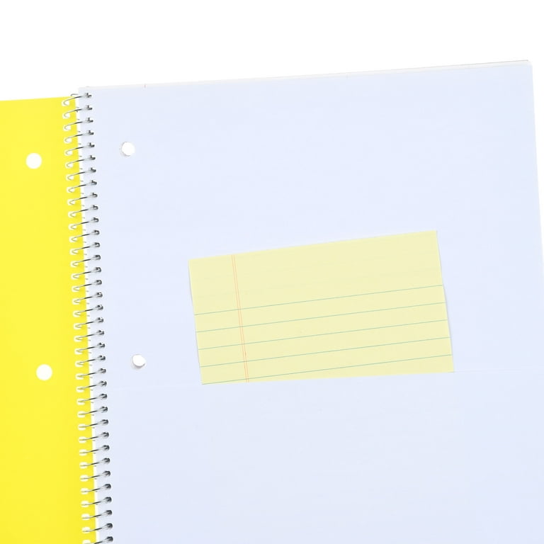 Pen+Gear Wide Rule 1-Subject Notebook, 10.5 x 8, Blue, 100 Sheets 