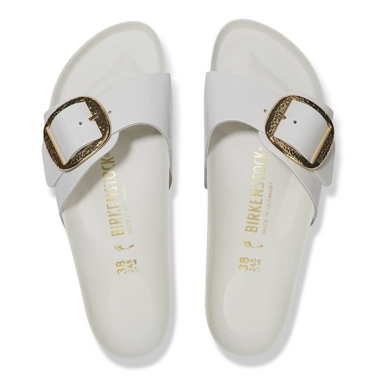 Birkenstock Madrid Hammered Big Buckle Women's High-Shine Antique