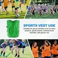 thumbnail image 6 of Uxcell Soccer Pinnies Training Vest 22 x 14 Inch Team Practice Pinnies Jersey Green 12 Pack, 6 of 7