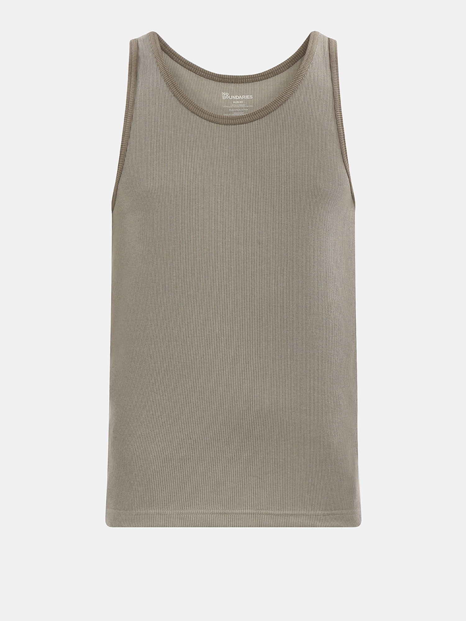 No Boundaries Skin Tone Basic Tank Top, 3-Pack, Men's