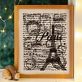 thumbnail image 6 of 2pcs 8.6x11 Inch Self-Adhesive Silk Screen Printing Stencil Reusable Eiffel Tower Mesh Stencils Parisian Postcard French Transfer Washable Home Decor for DIY T-Shirt Fabric Painting Decor, 6 of 9