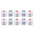 thumbnail image 1 of Juego de dados WOOXGEHM de 6 caras, 25 mm, acrílico para juegos de mesa, 10 unidades, 1 of 9