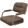 thumbnail image 3 of Swivel Counter Metal Bar Stool 26" - M-110 - Red Fabric - Beige Frame, 3 of 3