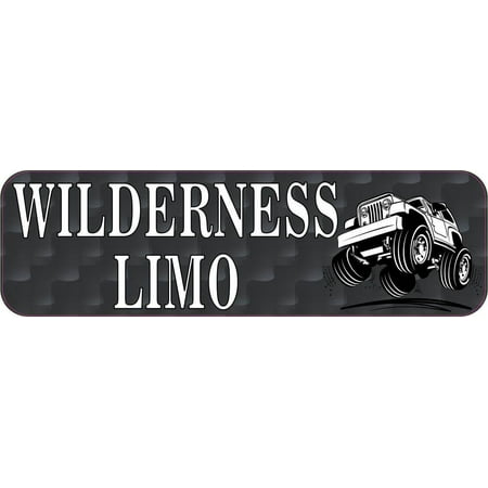 10in x 3in Wilderness Limo Magnet