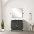 thumbnail image 3 of Harbor 36 in W x 22 in D Black Oak Single Bath Vanity, Cultured Marble Top and 34 in Mirror, 3 of 5