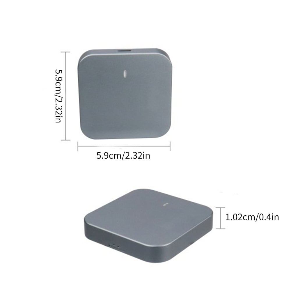 Zeiwohndc USB3.2 10Gbps Magnetic 2230 NVMe SSD Enclosure for Phone15 NVMe SSD Aluminum