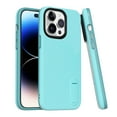 thumbnail image 4 of For iPhone 14 PRO 6.1" Shockproof Hybrid [Magnetic Circle] with Stand - Teal, 4 of 5