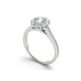 thumbnail image 2 of 1-1/4 Carat T.W. Diamond Flower-Shape Halo 14kt White Gold Engagement Ring, 2 of 4