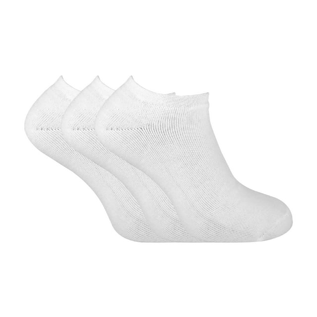 Sock Snob - 3 Pairs Mens Thick Cushioned Low Cut Ankle Thermal Trainer Socks