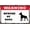 Warning Sign 2, variant on Beware of Dinosaur Aluminum Sign 8"x12" - Funny Dinosaur Wall Decor Sign