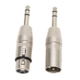 thumbnail image 4 of Adaptador TRS a XLR Nikou 2 piezas 1/4 pulgadas, 4 of 9