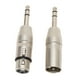 thumbnail image 2 of Adaptador TRS a XLR de 1/4 de pulgada Bling Bling 2 unidades conector estéreo de sonido balanceado, 2 of 12