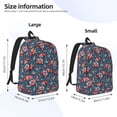 thumbnail image 5 of Geaub gnome love usa durable canvas backpack: stylish, lightweight, and spacious with adjustable straps, 5 of 7