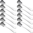 thumbnail image 1 of nipocaio 12 Pcs Cuillère à Glace en Acier Inoxydable 5.3 Pouces Petites Cuillères à Dessert Cuillère de Bar Cuillères à Thé Cuillères en Métal, 1 of 5