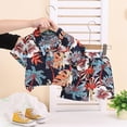 thumbnail image 4 of Taybagh Newborn Boy Outfits Floral Baby Shorts Outfits Fashion 12 Month Button Shirt Shorts Sets Boy Clothes Durable, 4 of 5