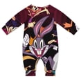 thumbnail image 2 of Looney Tunes Cartoons Baby Long Sleeve Footless, Infant Playsuit Romper Jumpsuits for Boys Girls, 2 of 8