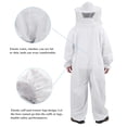 thumbnail image 3 of Professional Beekeeping Protective Equipment Full Body Suit with Round Hat Veil XXL, 3 of 8